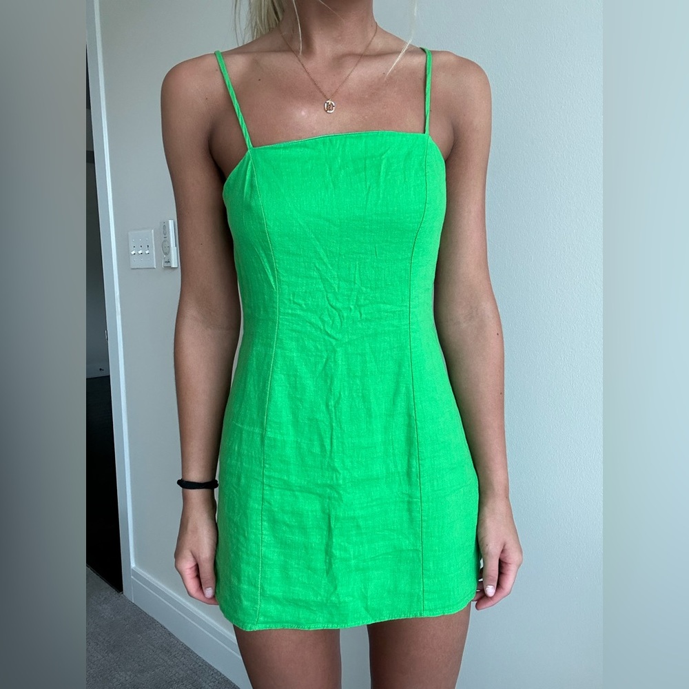 Urban Renewal Eco Linen Open Back Dress size Small